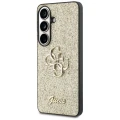 Etui Guess Fixed Glitter Big 4G Metal Logo do Samsung Galaxy S26 - złote