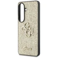 Etui Guess Fixed Glitter Big 4G Metal Logo do Samsung Galaxy S26 - złote