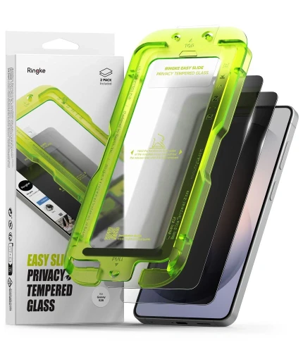 Szkło hartowane Ringke Easy Slide prywatyzujące 2-Pack na Samsung Galaxy S26