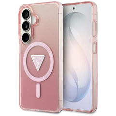 Etui Guess IML Gradient Triangle MagSafe na Samsung Galaxy S26 - różowe