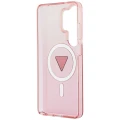 Etui Guess IML Gradient Triangle MagSafe na Samsung Galaxy S26 Ultra - różowe