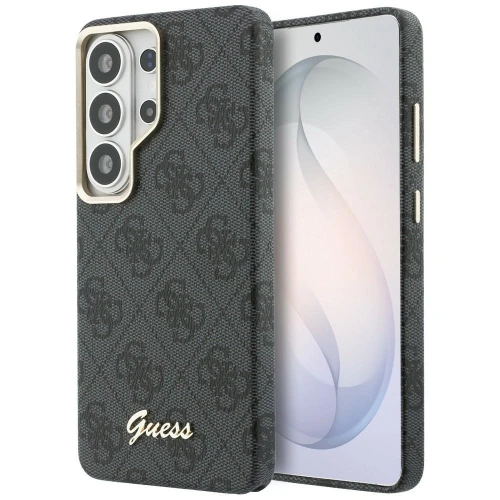 Etui Guess 4G Script MagSafe na Samsung Galaxy S26 Ultra - czarne