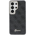 Etui Guess 4G Script MagSafe na Samsung Galaxy S26 Ultra - czarne