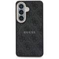 Etui Guess 4G Embossed Ring MagSafe na Samsung Galaxy S26 - czarne