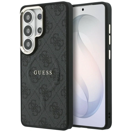 Etui Guess 4G Embossed Ring MagSafe na Samsung Galaxy S26 Ultra - czarne