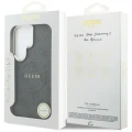 Etui Guess 4G Embossed Ring MagSafe na Samsung Galaxy S26 Ultra - czarne