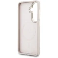 Etui Guess 4G Embossed Ring MagSafe na Samsung Galaxy S26 - różowe