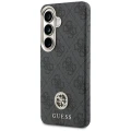 Etui Guess 4G Rhinestone Round Logo MagSafe na Samsung Galaxy S26 - czarne