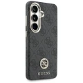 Etui Guess 4G Rhinestone Round Logo MagSafe na Samsung Galaxy S26 - czarne