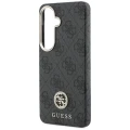 Etui Guess 4G Rhinestone Round Logo MagSafe na Samsung Galaxy S26 - czarne