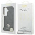 Etui Guess 4G Rhinestone Round Logo MagSafe na Samsung Galaxy S26 - czarne