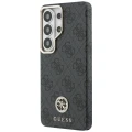 Etui Guess 4G Rhinestone Round Logo MagSafe na Samsung Galaxy S26 Ultra - czarne