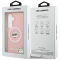 Etui Karl Lagerfeld IML Repeated Choupette MagSafe na Samsung Galaxy S26 - różowe