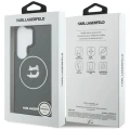 Etui Karl Lagerfeld IML Repeated Choupette MagSafe na Samsung Galaxy S26 Ultra - czarne