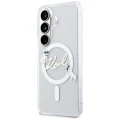 Etui Karl Lagerfeld IML KC Script MagSafe na Samsung Galaxy S26 - przezroczyste