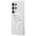 Etui Karl Lagerfeld IML KC Script MagSafe na Samsung Galaxy S26 Ultra - przezroczyste