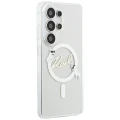 Etui Karl Lagerfeld IML KC Script MagSafe na Samsung Galaxy S26 Ultra - przezroczyste