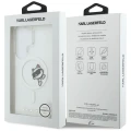 Etui Karl Lagerfeld IML Peekaboo Choupette MagSafe ba Samsung Galaxy S26 Ultra - przezroczyste