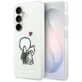 Etui Karl Lagerfeld IML Karl&Choupette MagSafe na Samsung Galaxy S26 - przezroczyste