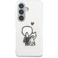 Etui Karl Lagerfeld IML Karl&Choupette MagSafe na Samsung Galaxy S26 - przezroczyste