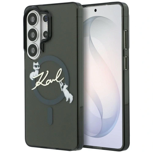 Etui Karl Lagerfeld IML KC Script MagSafe na Samsung Galaxy S26 Ultra - czarne