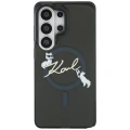 Etui Karl Lagerfeld IML KC Script MagSafe na Samsung Galaxy S26 Ultra - czarne