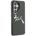 Etui Karl Lagerfeld IML KC Script MagSafe na Samsung Galaxy S26 Ultra - czarne