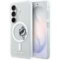 Etui Karl Lagerfeld IML Peekaboo Choupette MagSafe na Samsung Galaxy S26 Plus - przezroczyste