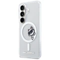 Etui Karl Lagerfeld IML Peekaboo Choupette MagSafe na Samsung Galaxy S26 Plus - przezroczyste