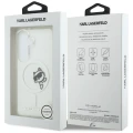 Etui Karl Lagerfeld IML Peekaboo Choupette MagSafe na Samsung Galaxy S26 Plus - przezroczyste