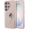 Etui Karl Lagerfeld IML Peekaboo Choupette MagSafe na Samsung Galaxy S26 Ultra - różowe