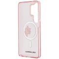 Etui Karl Lagerfeld IML Peekaboo Choupette MagSafe na Samsung Galaxy S26 Ultra - różowe