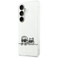 Etui Karl Lagerfeld IML Peekaboo Karl&Choupette MagSafe na Samsung Galaxy S26 - przezroczyste