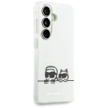 Etui Karl Lagerfeld IML Peekaboo Karl&Choupette MagSafe na Samsung Galaxy S26 - przezroczyste