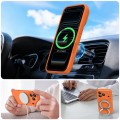 Etui RabbitMob do iPhone 17 Pro, Silikonowe PREMIUM, Case, do MagSafe - Pomarańczowe
