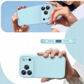 Etui RabbitMob do iPhone 17 Pro, Silikonowe PREMIUM, Case, do MagSafe - Niebieskie
