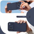 Etui RabbitMob do iPhone 17 Pro, Silikonowe PREMIUM, Case, do MagSafe - Granatowe