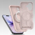 Etui RabbitMob do iPhone 17, Silikonowe PREMIUM, Case, Smukłe, do MagSafe - Różowe