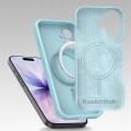 Etui RabbitMob do iPhone 17, Silikonowe PREMIUM, Case, Smukłe, do MagSafe - Niebieskie