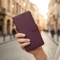 Etui Tech-Protect Wallet na Samsung Galaxy A57 5G - bordowe