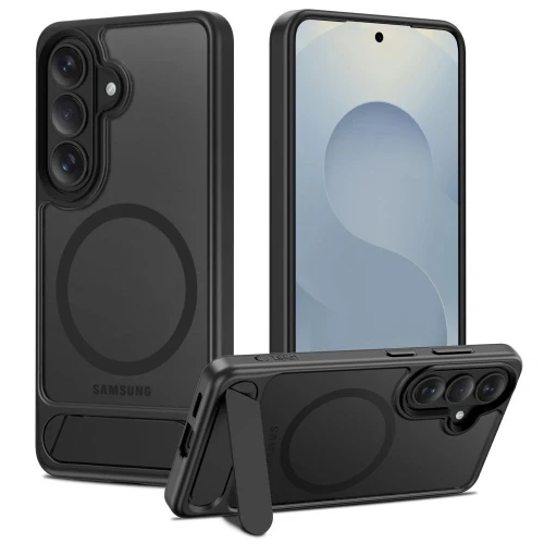 Etui Tech-Protect MagRack MagSafe na Samsung Galaxy S26 - czarne matowe