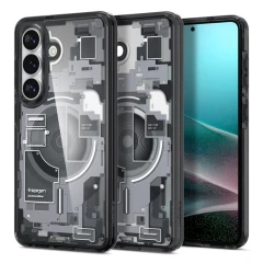 Etui Spigen Ultra Hybrid Mag MagSafe na Samsung Galaxy S26 Zero One - przezroczysto-czarne
