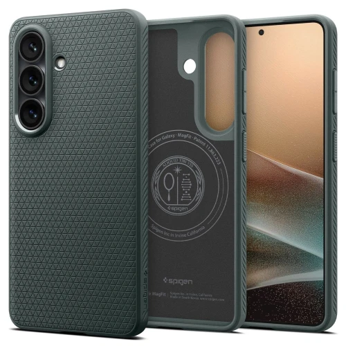 Etui Spigen Liquid Air Mag MagSafe na Samsung Galaxy S26+ - zielone