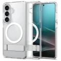 Etui Spigen Ultra Hybrid S Mag MagSafe na Samsung Galaxy S26+ - przezroczysto-białe