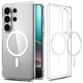 Etui Spigen Ultra Hybrid Mag MagSafe na Samsung Galaxy S26 Ultra - przezroczysto-białe
