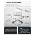Etui Spigen Ultra Hybrid Mag MagSafe na Samsung Galaxy S26 Ultra - przezroczysto-białe