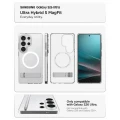 Etui Spigen Ultra Hybrid S Mag MagSafe na Samsung Galaxy S26 Ultra - przezroczysto-białe