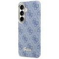 Etui Guess 4G Script MagSafe na Samsung Galaxy S26 - niebieskie