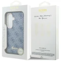 Etui Guess 4G Script MagSafe na Samsung Galaxy S26 - niebieskie