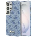 Etui Guess 4G Script MagSafe na Samsung Galaxy S26 Ultra - niebieskie